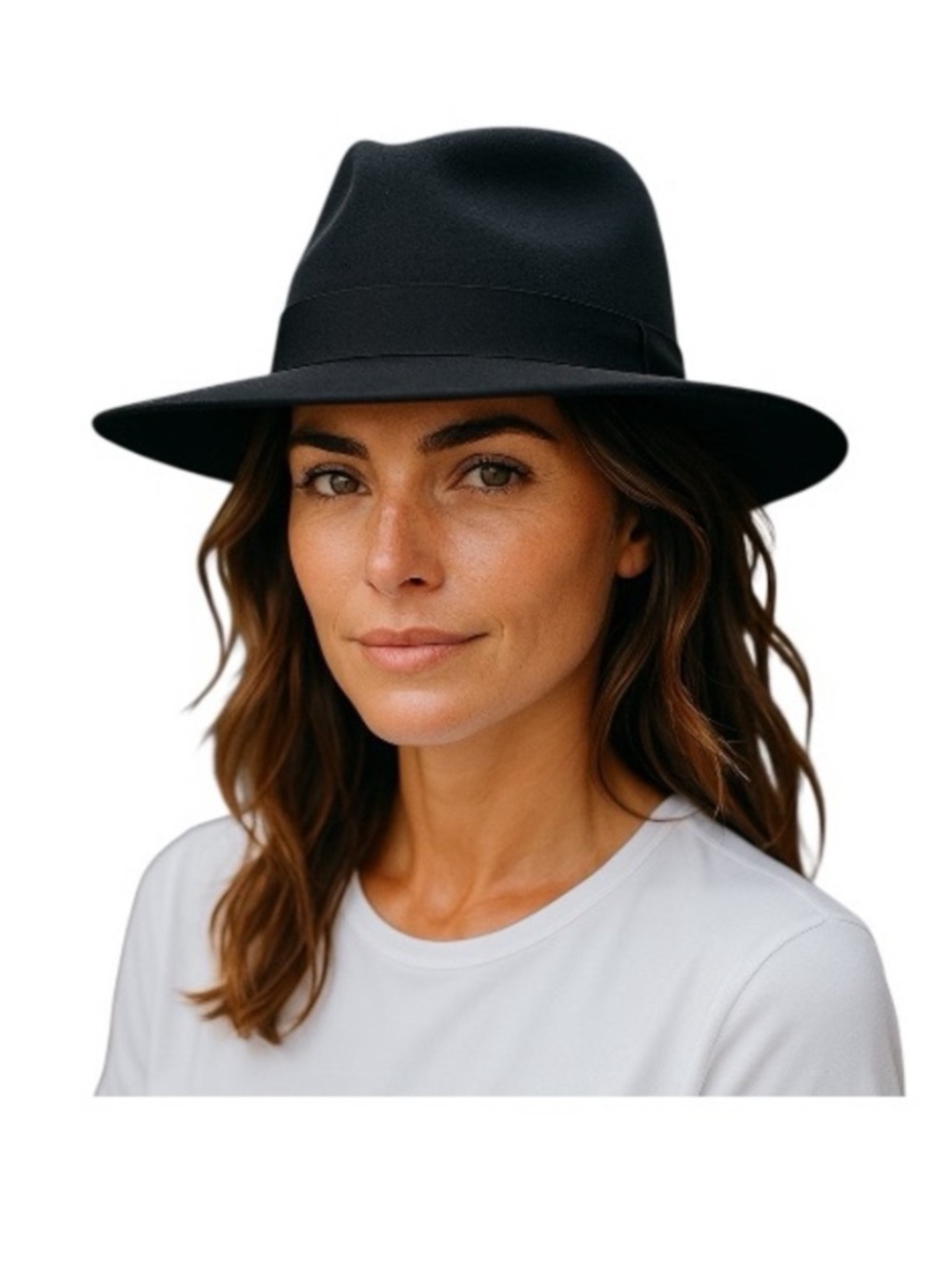 Time And Tru Velvet Band Panama Hat